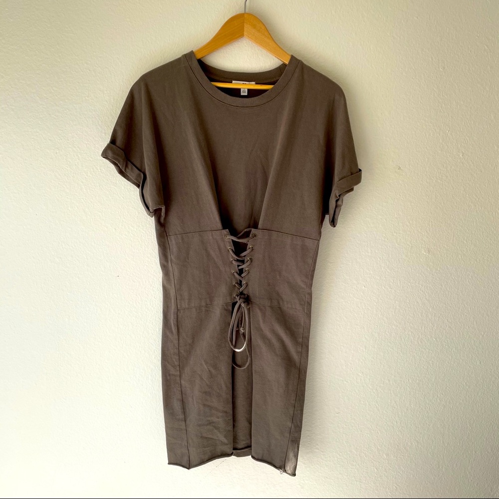 Nordstrom BP Taup Corset Dress